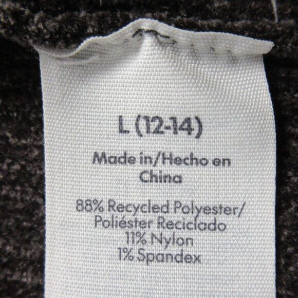 Chenille Y2K Vibe Zip Cropped Sweater Hoodie Sz L Breen Chocolate Coffee Brn NWT - Picture 8 of 11